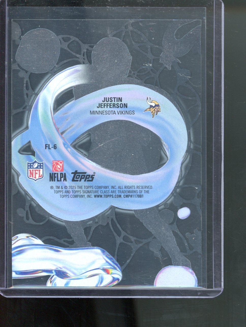 2025 Topps Signature Class Fluidity Justin Jefferson FL-6 SSP CASE HIT VIKINGS