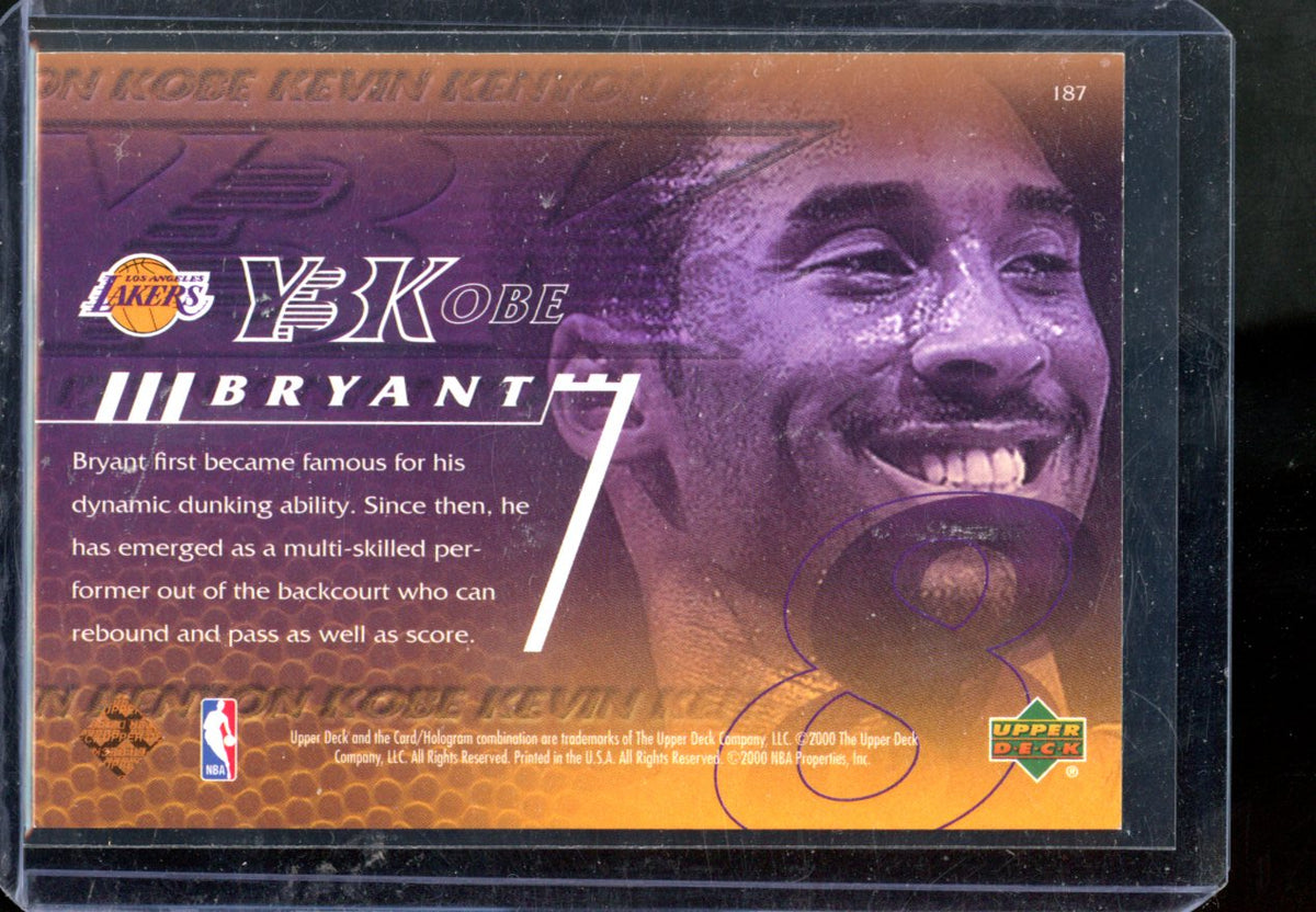 Upper Deck 2000-01 Y3K Kobe Bryant Los Angeles Lakers Insert #187
