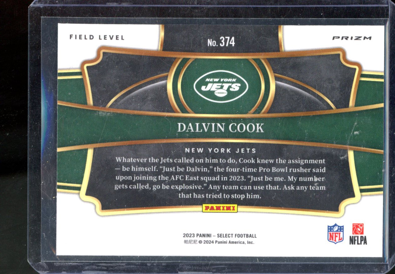 2023 PANINI SELECT DALVIN COOK ZEBRA CASE HIT SSP FIELD LEVEL