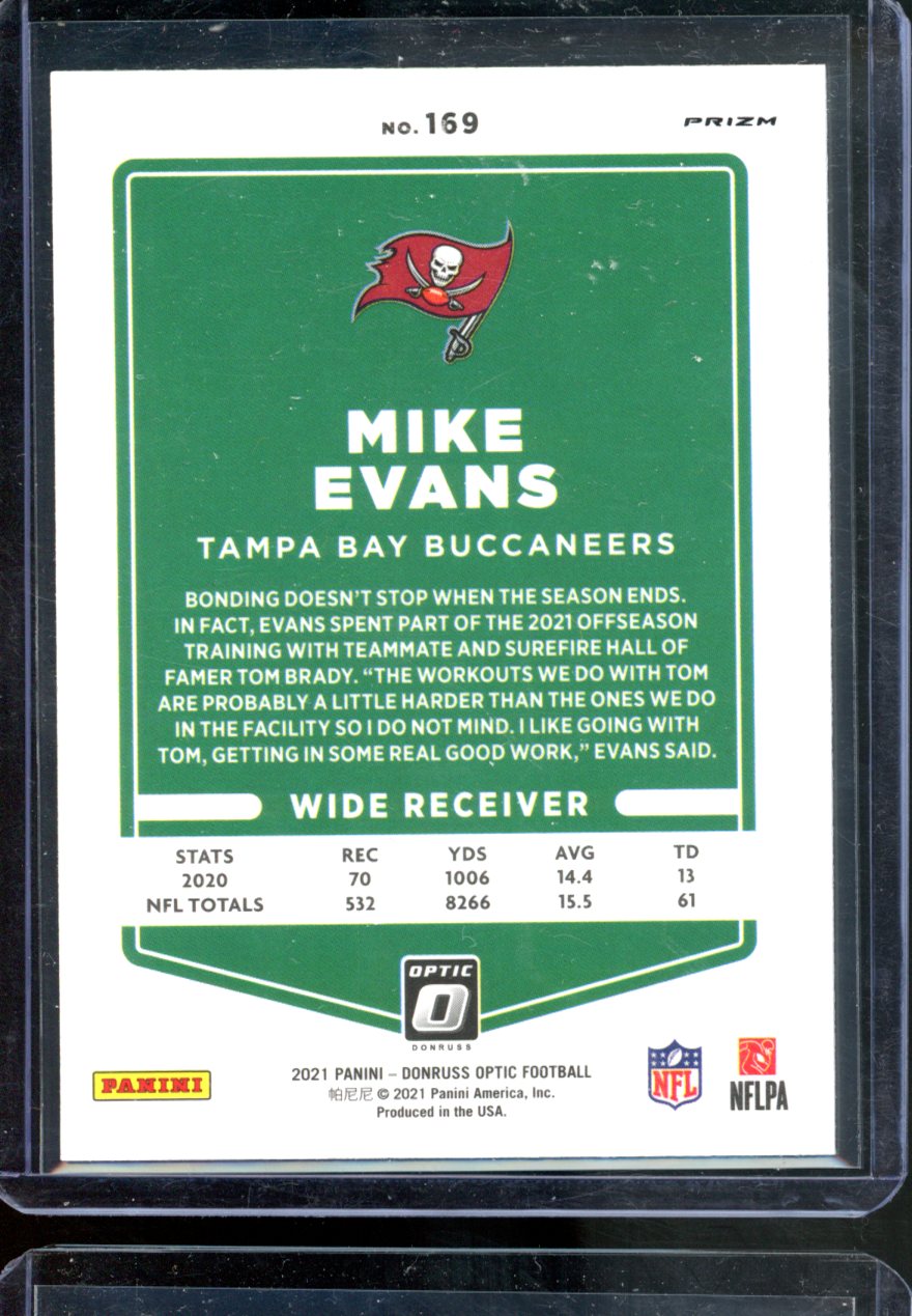 2021 PANINI DONRUSS OPTIC MIKE EVANS STARS HOLO #169