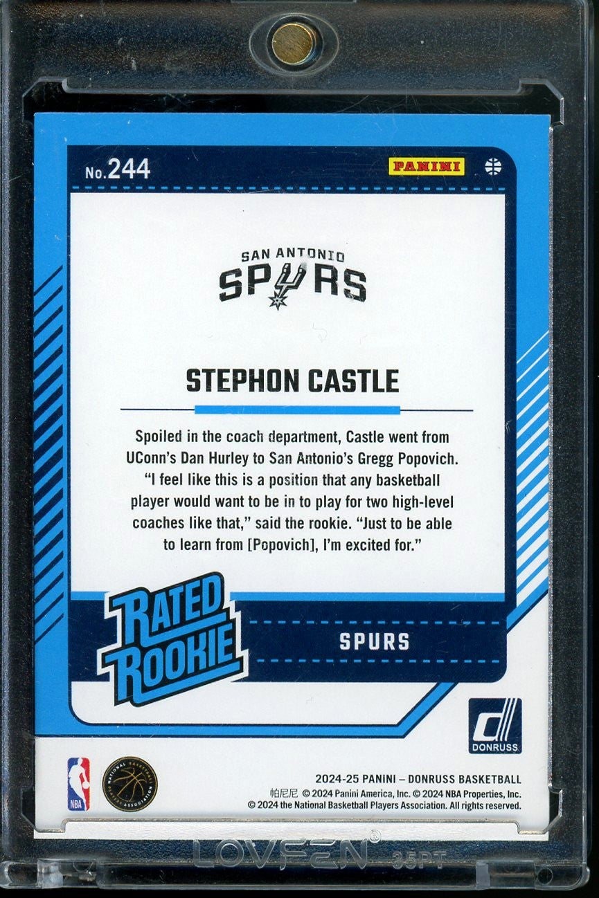 2024-25 PANINI DONRUSS STEPHON CASTLE CHOICE RATED ROOKIE