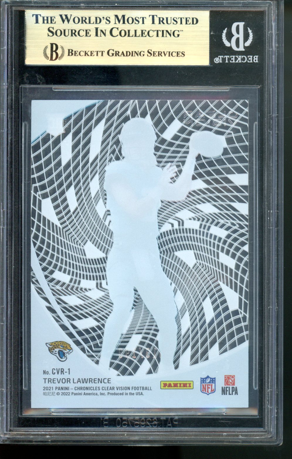2021 CHRONICLES TREVOR LAWRENCE CLEAR VISION ROOKIES BGS 9.5 /199