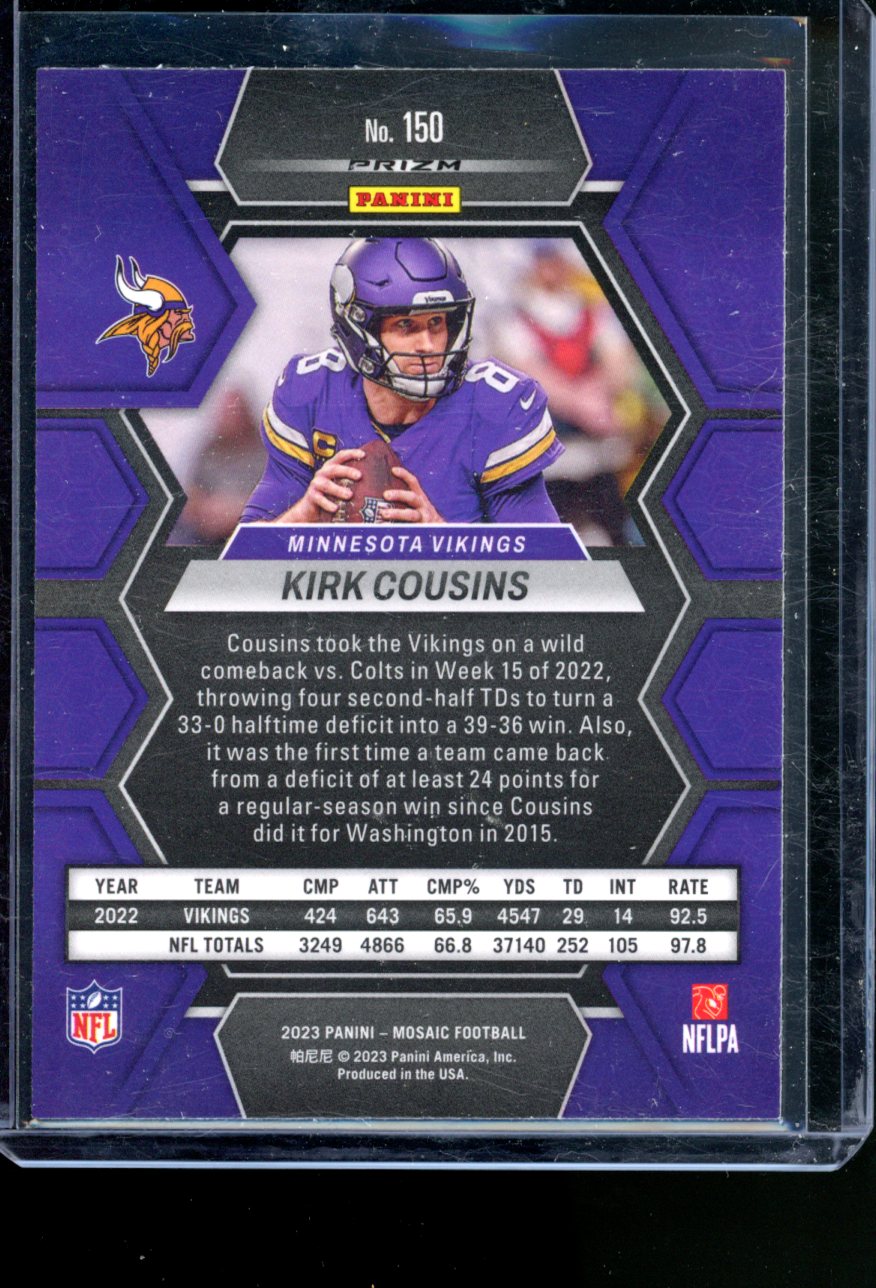 2023 PANINI MOSAIC KIRK COUSINS GENESIS CASE HIT SSP