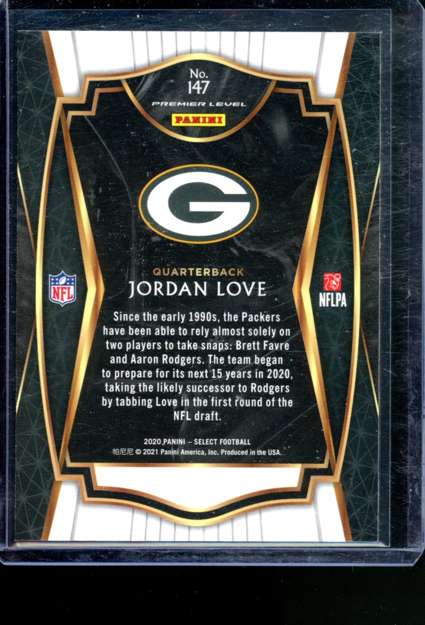 2020 PANINI SELECT JORDAN LOVE ROOKIE BASE PREMIER LEVEL