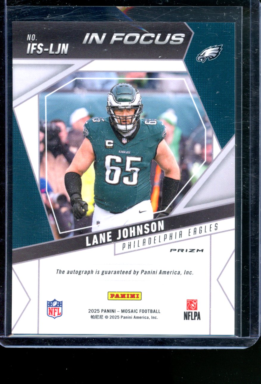 2025 PANINI MOSAIC IN FOCUS LANE JOHNSON AUTO #IFS-LJN