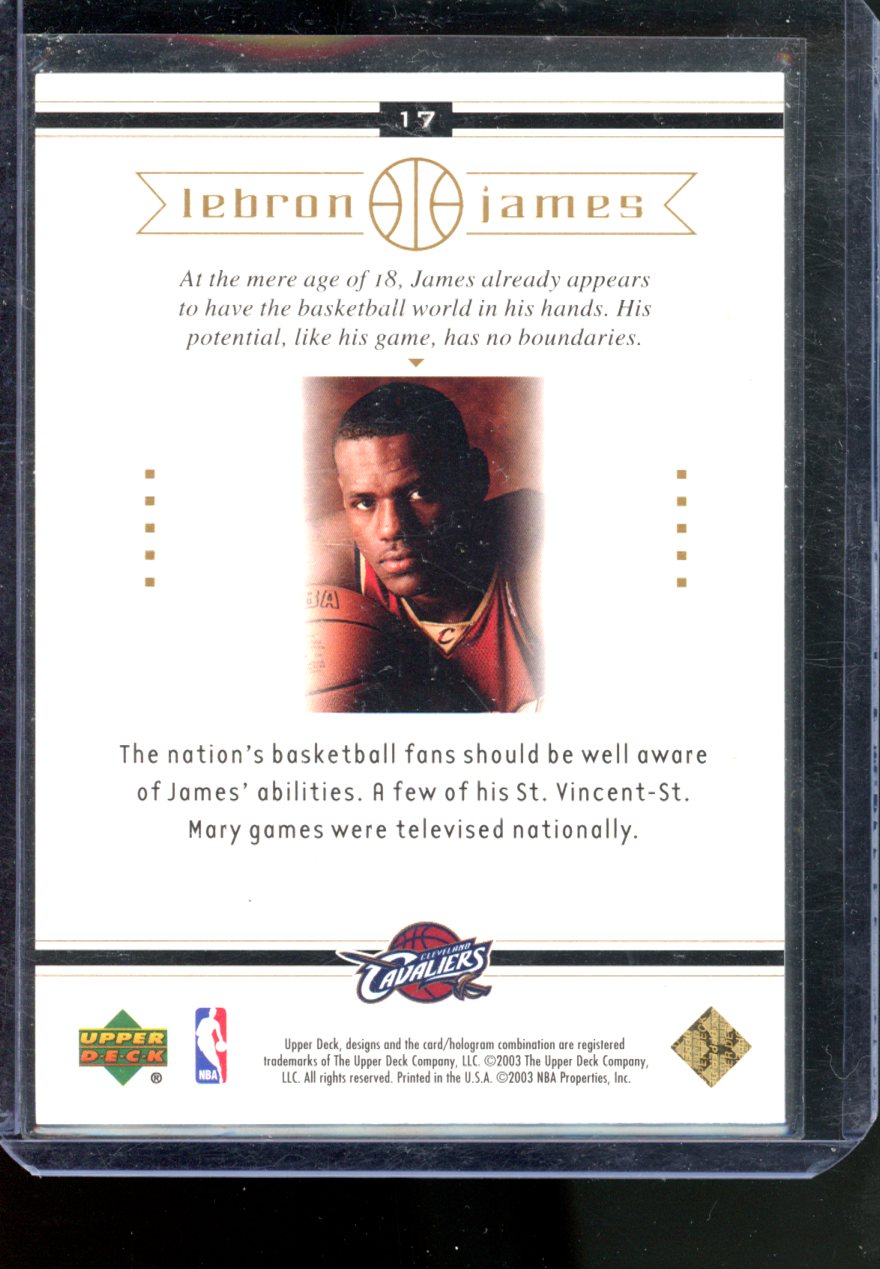 2003-04 Upper Deck Box Set On The Air LeBron James #6 RC Cavaliers Rookie