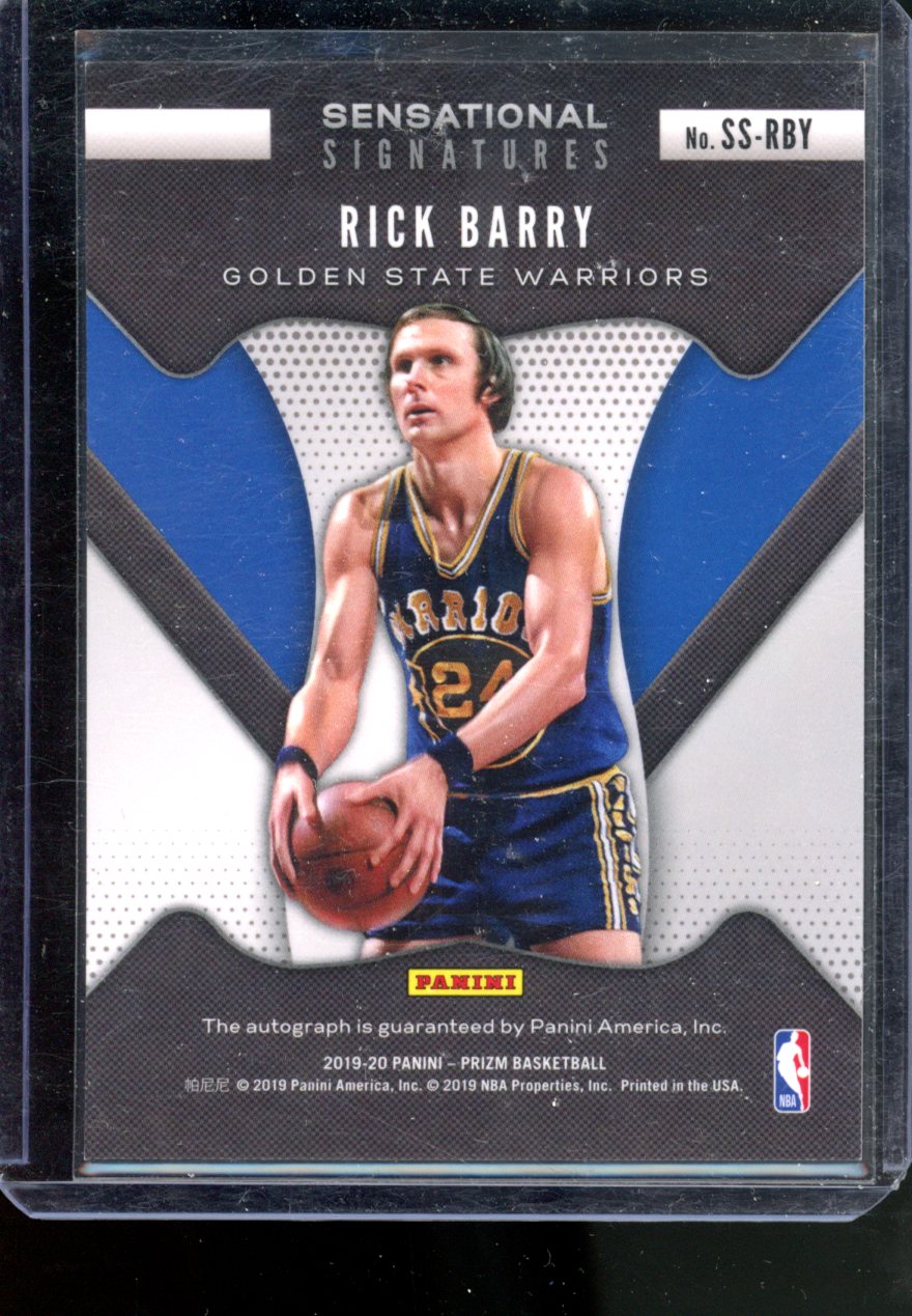 2019-20 PANINI PRIZM RICK ARRY SENSATIONAL SIGNATURES AUTO #SS-RBY HOF