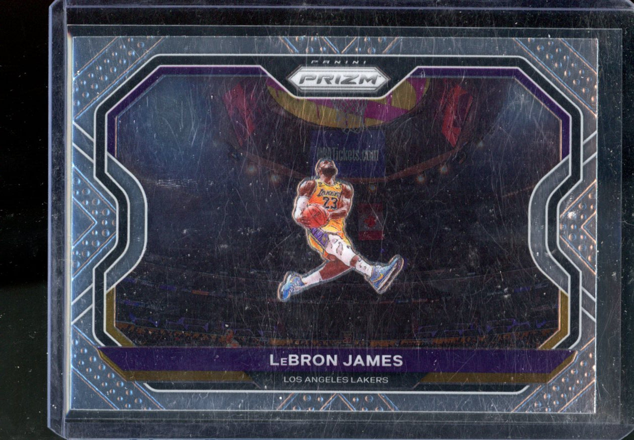 2020-21 PANINI PRIZM LEBRON JAMES KOBE TRIBUTE BASE #1
