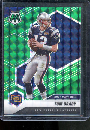 2021 PANINI MOSAIC TOM BRADYSUPER BOWL MVPS GREEN MOSAIC PRIZM #282