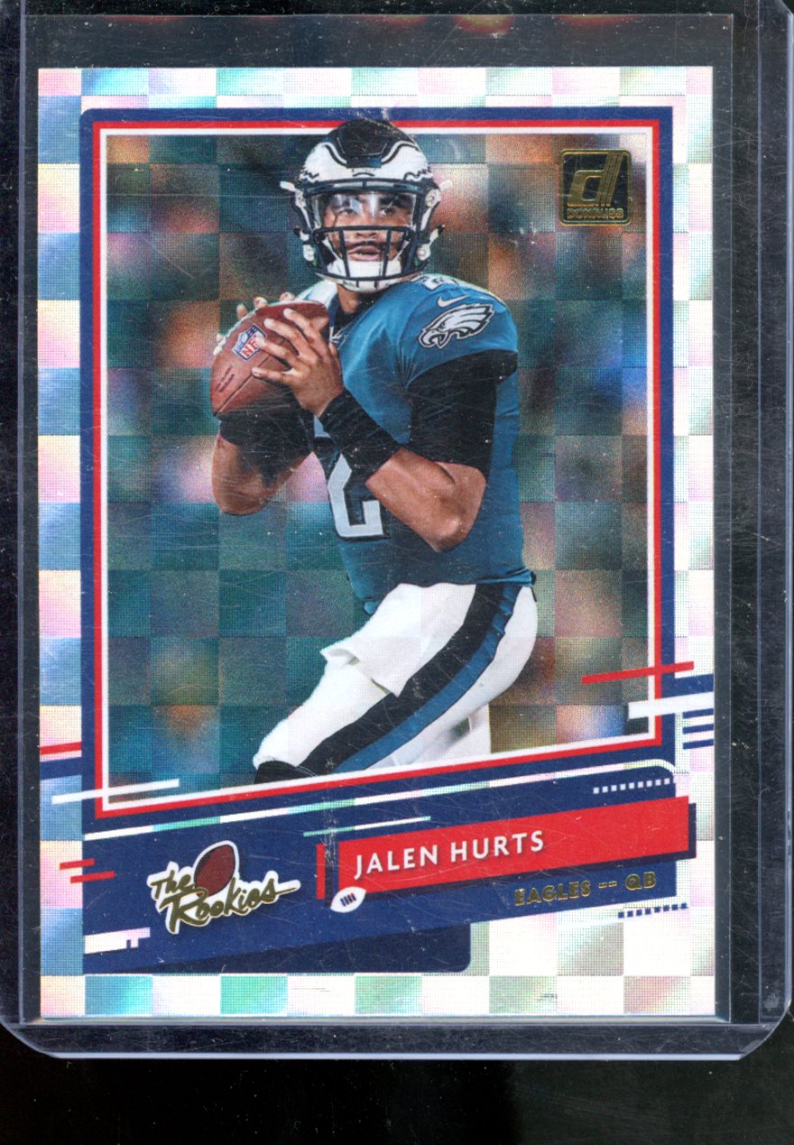 2020 PANINI DONRUSS JALEN HURTS THE ROOKIES HOLO #TR-JAH
