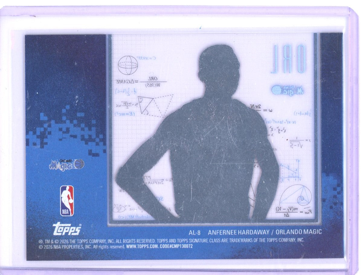 2025-26 Topps Signature Class - Anfernee Hardaway Algorithm SSP #AL-8 CASE HIT
