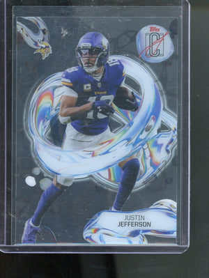 2025 Topps Signature Class Fluidity Justin Jefferson FL-6 SSP CASE HIT VIKINGS