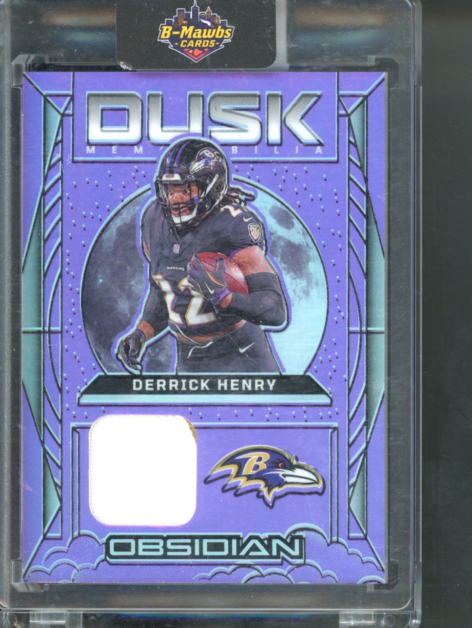 2024 Panini Obsidian Derrick Henry Dusk Sneaky 2 Color Patch Purple /49