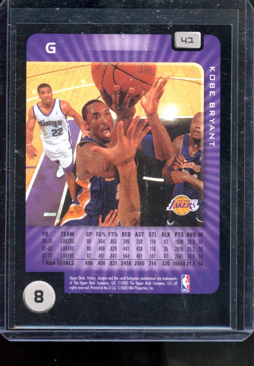 2003-04 UPPER DECK VICTORY KOBE BRYANT #41