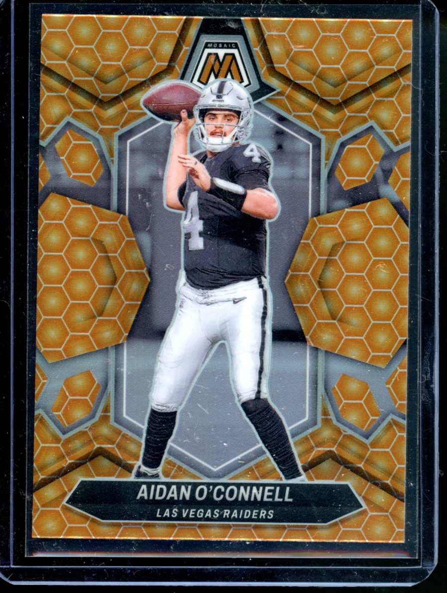 2024 Panini Mosaic Aidan O'Connell Honeycomb Prizm #113 Case Hit