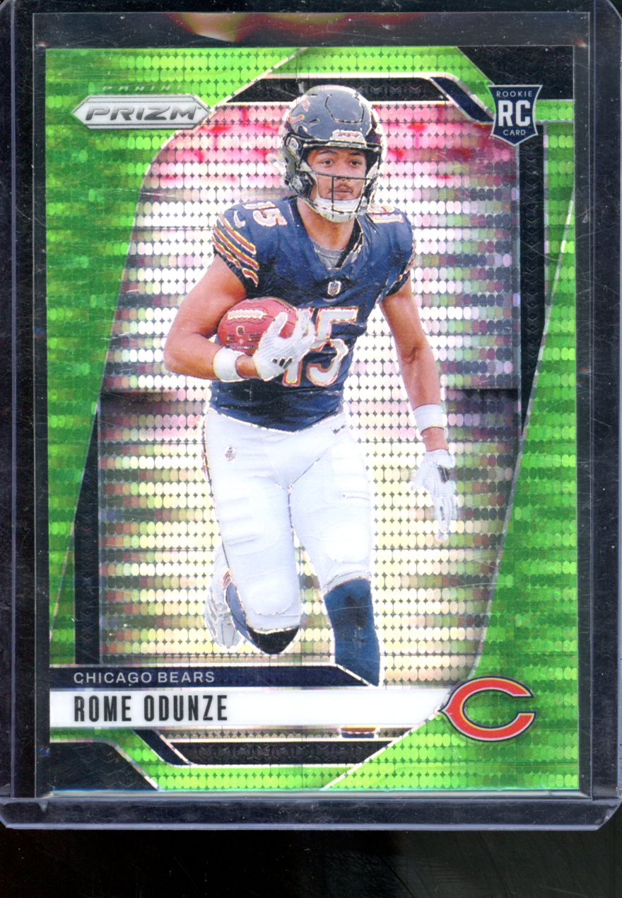 2024 PANINI PRIZM ROME ODUNZE ROOKIE GREEN PULSAR #385