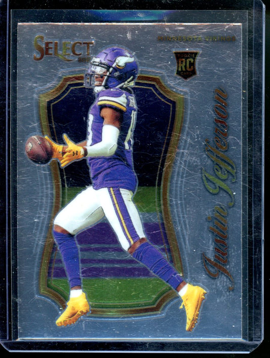 2020 Panini Select - Certified Rookies Justin Jefferson #SCR-9 (RC)