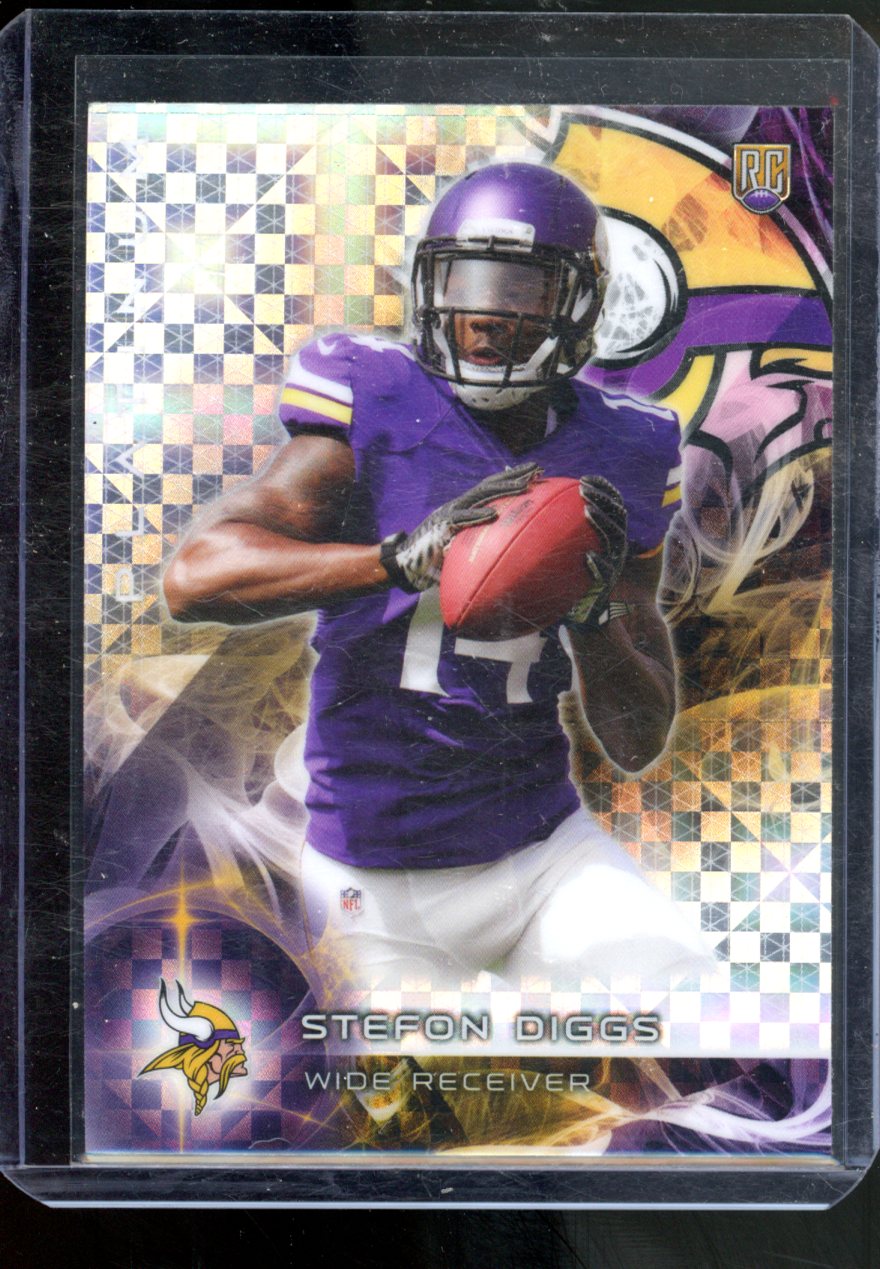 2015 TOPPS PLATINUM STEFON DIGGS RC X-FRACTOR