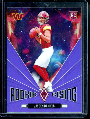 2024 Panini Phoenix - Rookie Rising Jayden Daniels #RR-JDS Purple (RC)