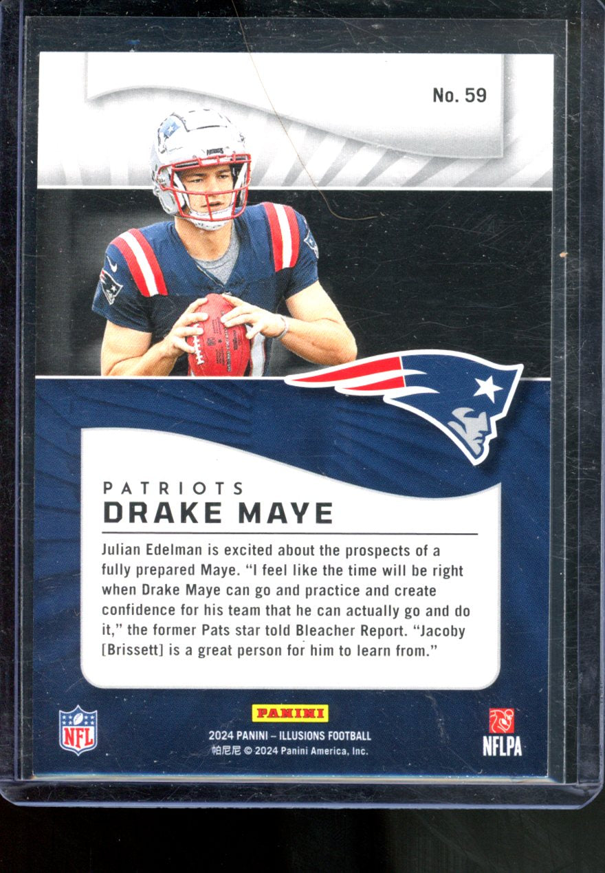 2024 PANINI ILLUSIONS DRAKE MAYE ROOKIE #59