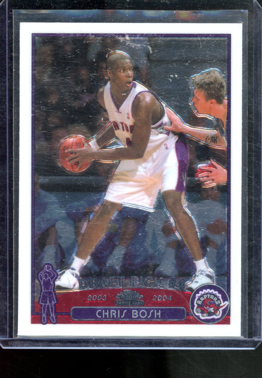 2003-04 TOPPS CHROME CHRIS BOSH ROOKIE CARD #114
