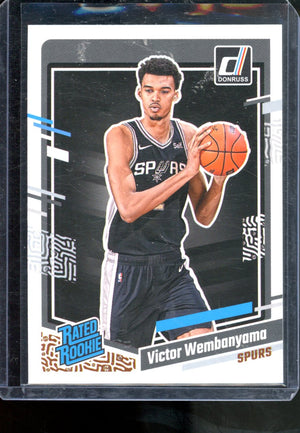 2023-24 PANINI DONRUSS VICTOR WEMBANYAMA RATED ROOKIE BASE