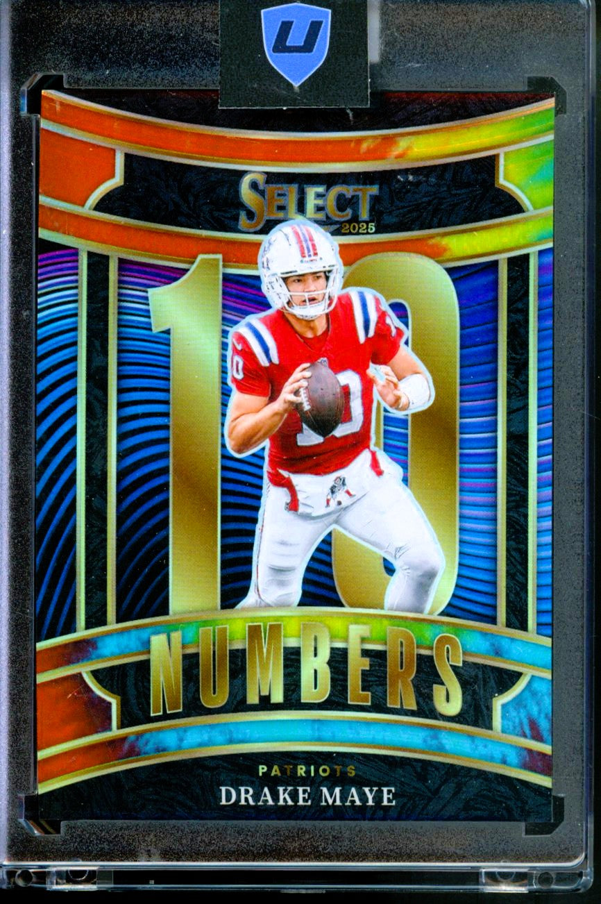 2025 PANINI SELECT DRAKE MAYE NUMBERS TYE DYE PRIZM /25