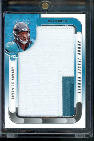 2024 PANINI ABSOLUTE BRIAN THOMAS JR RC JUMBO JERSEY NUMBER /49 #JJN-BTJ