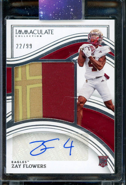 2023 PANINI IMMACULATE COLLEGIATE ZAY FLOWERS RPA /99 #16