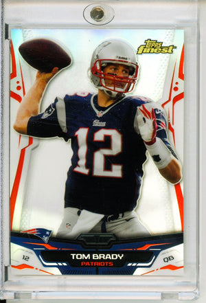2014 Topps Finest Refractor Tom Brady #97