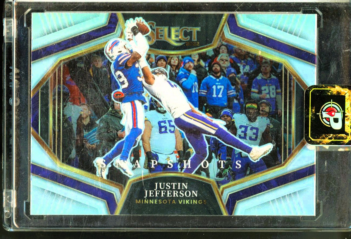 Panini 2022 Select Football Justin Jefferson Snapshots Prizm #SS-12 Vikings