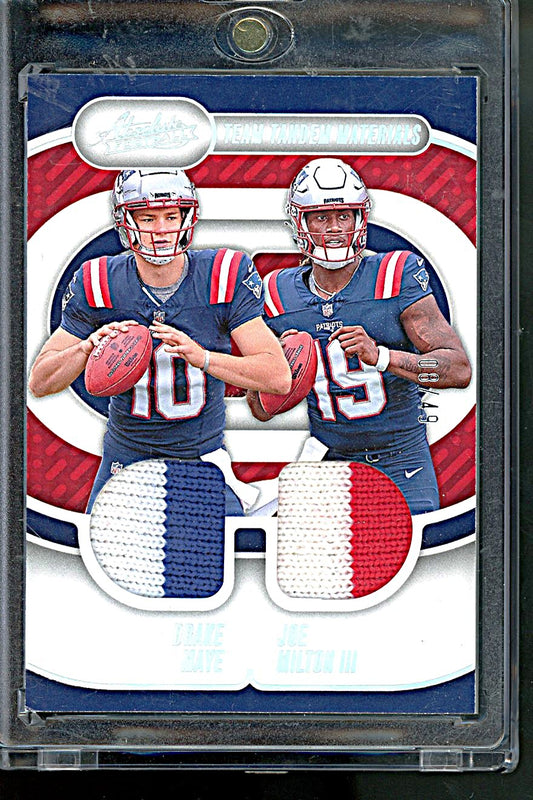 2024 PANINI ABSOLUTE DRAKE MAYE JOE MILTON III TEAM TANDEM MATERIALS /49