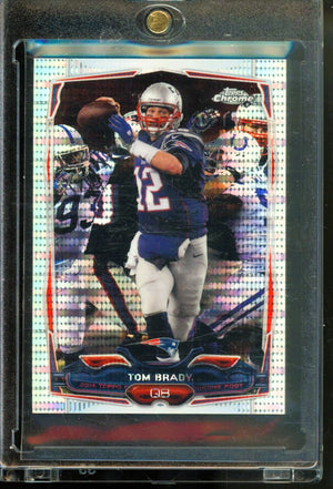 2014 Topps Chrome Tom Brady (blue jersey variation) Mini Pulsar Mini /102 #62