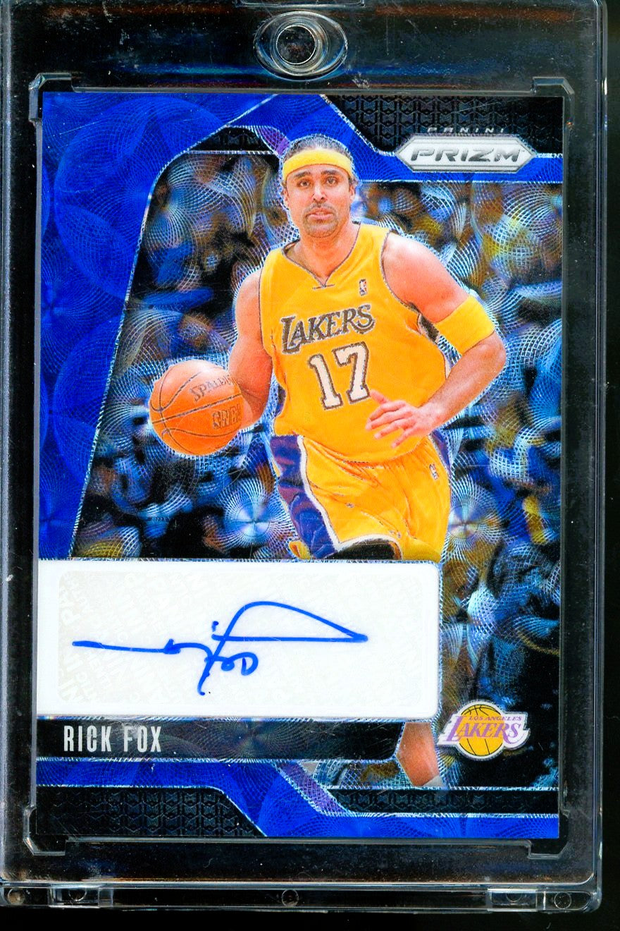 2024-25 PANINI PRIZM RICK FOX BLUE SCOPE AUTO /49