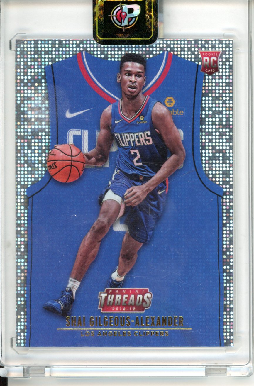 2018-19 Panini Threads - Rookies Jersey Shai Gilgeous-Alexander #151 Dazzle (RC)