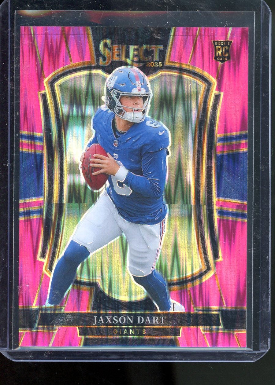 2025 PANINI SELECT JAXSON DART PINK SHOCK RC PREMIER LEVEL #193
