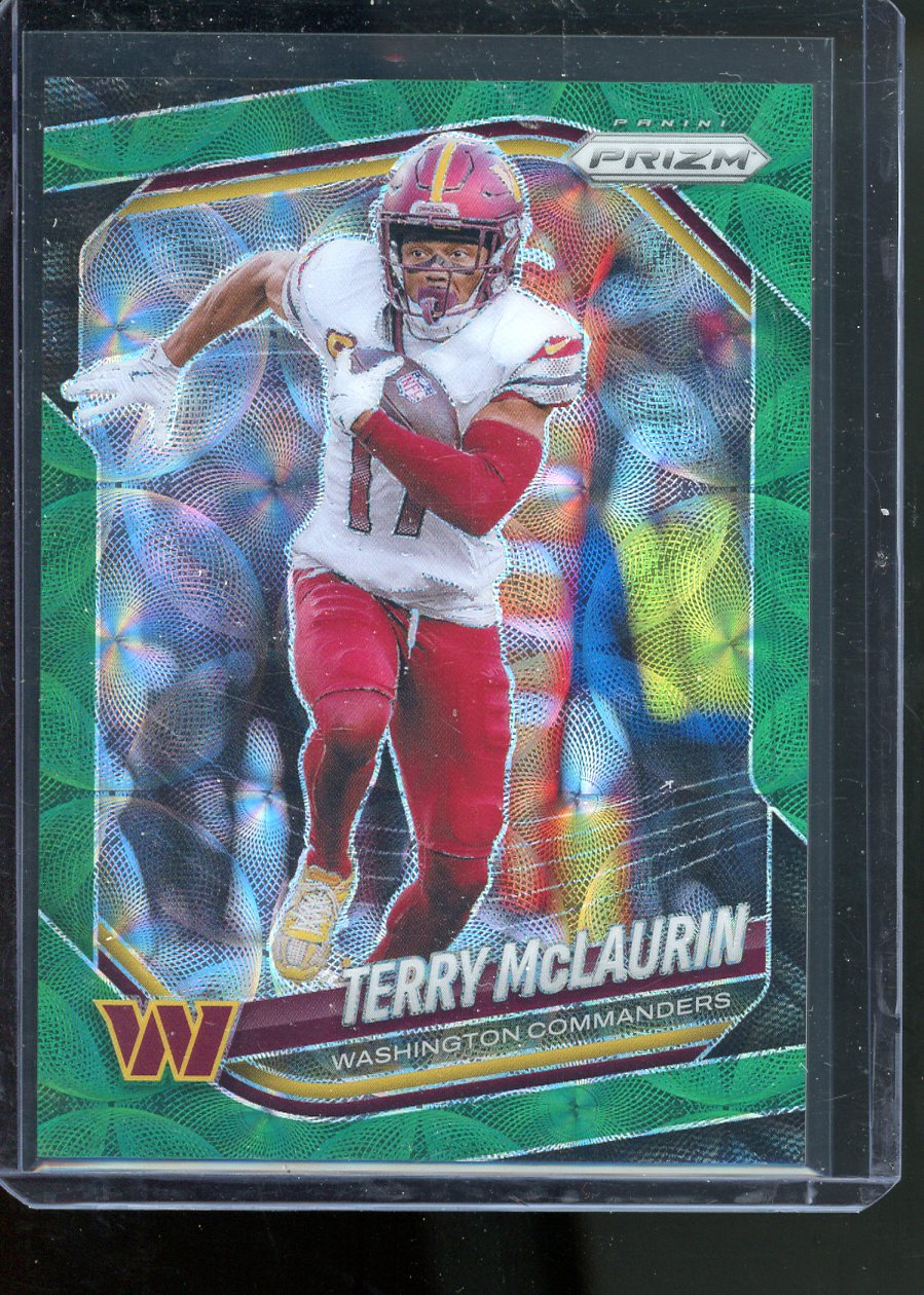 2025 PANINI PRIZM TERRY MCLAURIN GREEN SCOPE /75 #223
