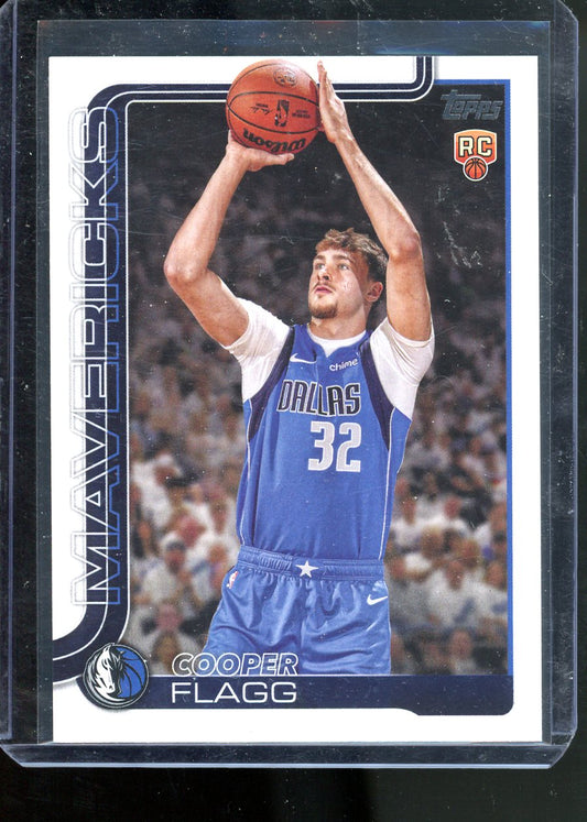 2025 TOPPS COOPER FLAGG ROOKIE BASE CARD #201