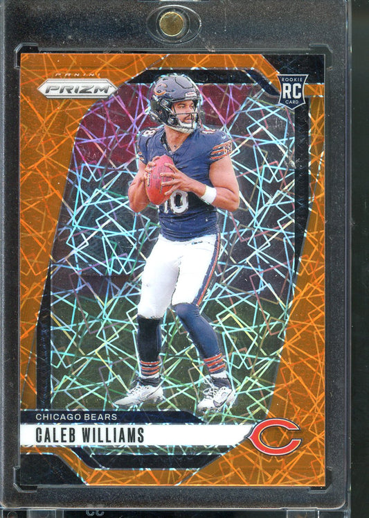 2024 PANINI PRIZM CALEB WILLIAMS ROOKIE ORANGE LASER