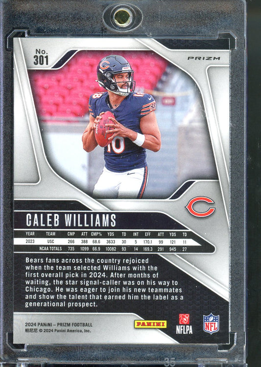2024 PANINI PRIZM CALEB WILLIAMS RED WHITE BLUE ROOKIE