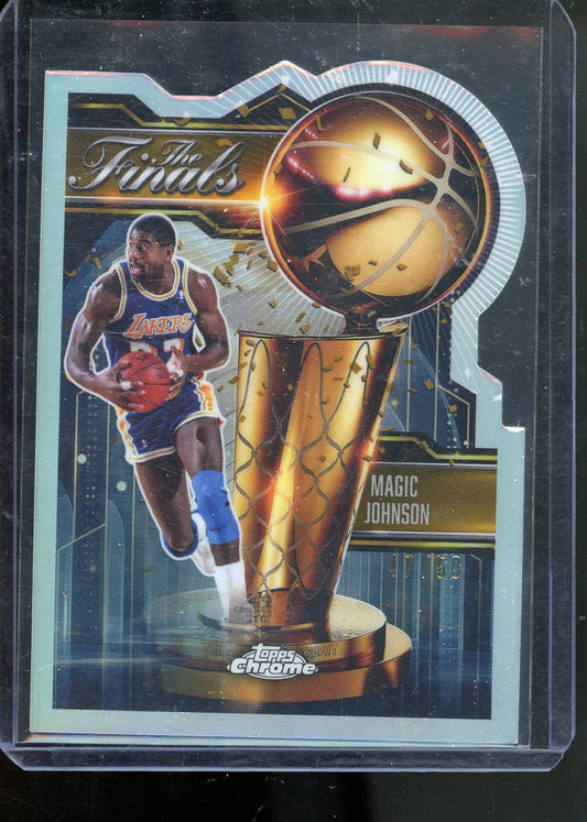 2025 TOPPS CHROME MAGIC JOHNSON THE FINALS DIE-CUT /50 CASE HIT