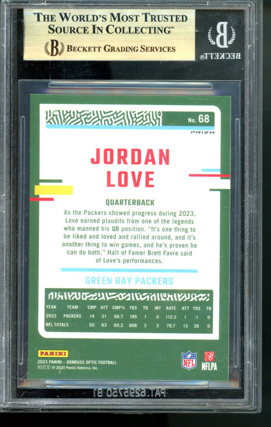 2023 DONRUSS OPTIC JORDAN LOVE HOLO BGS 9.5 GEM MINT