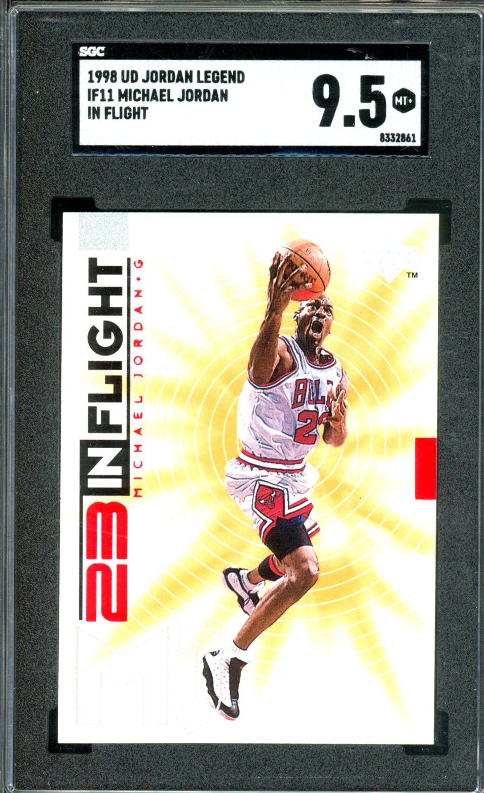 1998 UD JORDAN LEGEND IN FLIGHT SGC 9.5 #IF11