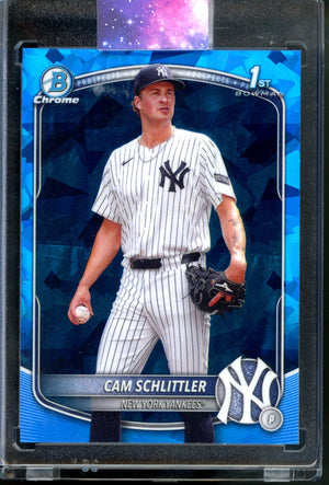 2025 TOPPS BOWMAN CHROME SAPHIRE CAM SCHLITTLER 1ST BOWMAN