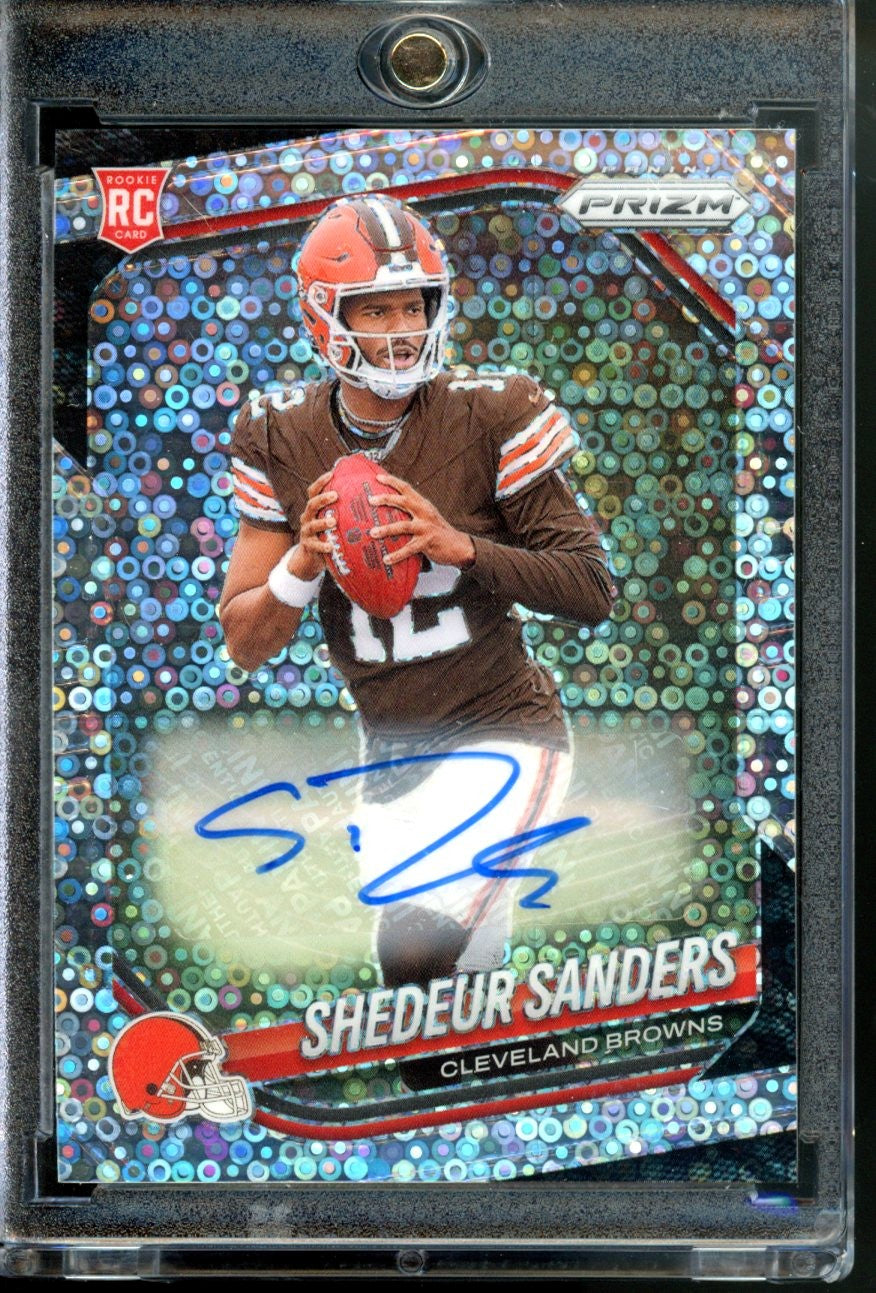 2025 PANINI PRIZM SHEDEUR SANDERS NO HUDDLE ROOKIE AUTO