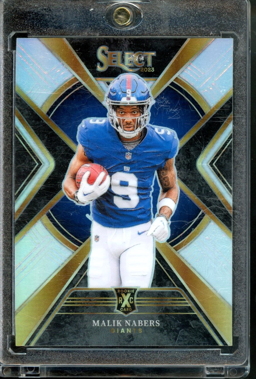 2023 PANINI SELECT MALIK NABERS XRC ROOKIE CARD