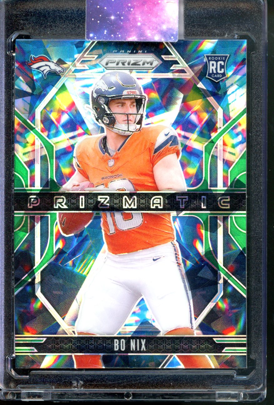 2024 PANINI PRIZM BO NIX ROOKIE PRIZMACTIC GREEN ICE