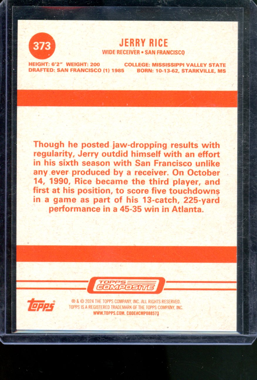2024 TOPPS COMPOSITE JERRY RICE /99  #373
