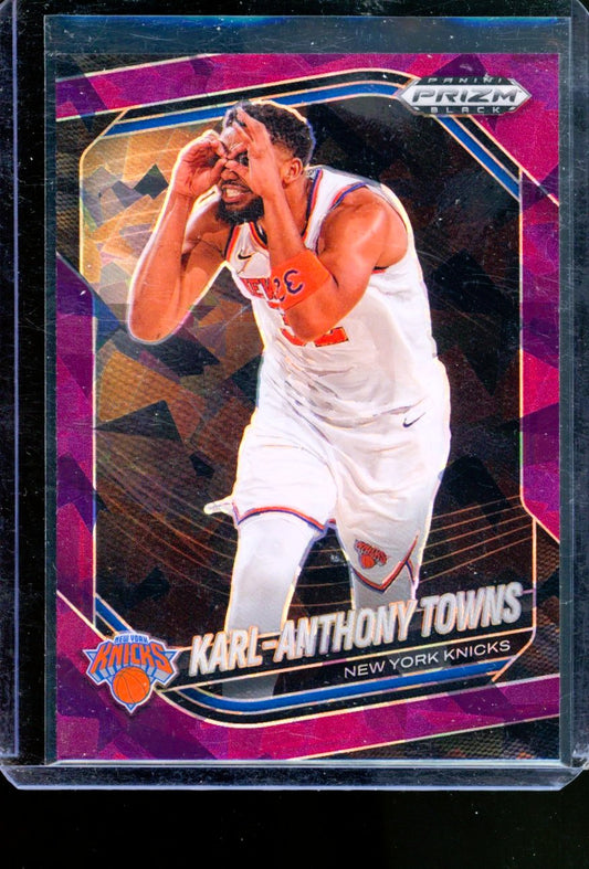 2024-25 Panini Prizm Black Purple Ice Prizm /149 Karl-Anthony Towns #10