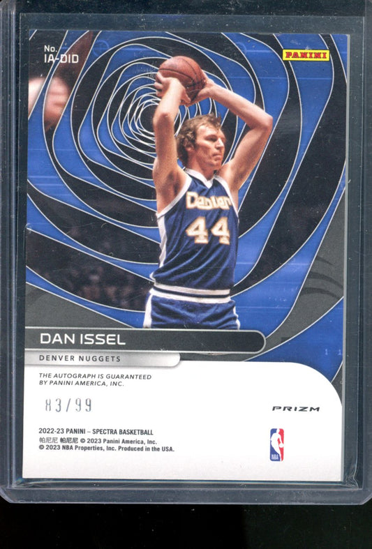 2022-23 PANINI SPECTRA ICONS DAN ISSEL BLUE /99